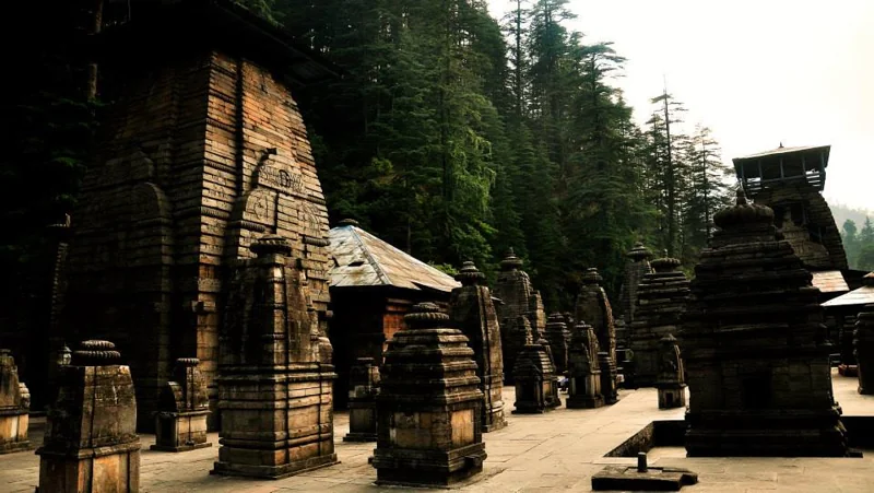 Stone temples at Jageshwar, Almora