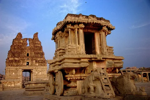 Stone chariot at Vittala Temple, Hampi