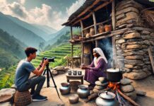 व्लॉगर के वीडियो की क़ीमत चुकायी गाँव वालों ने old lady sitting